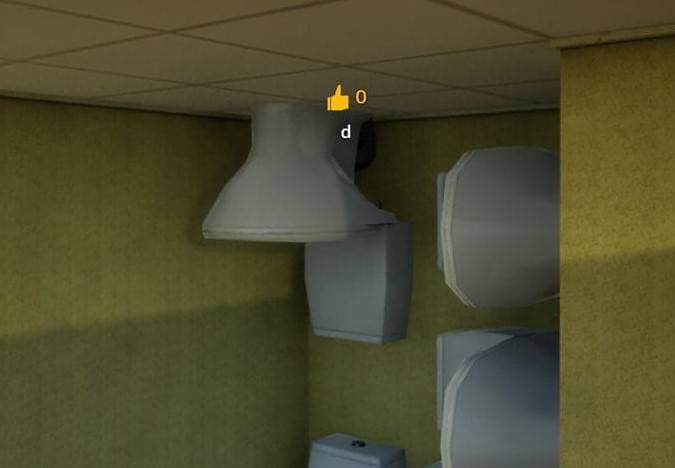 Toilet cluster hiding spot screenshot