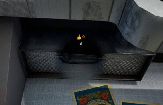 Bathroom cabinet edge hiding spot screenshot