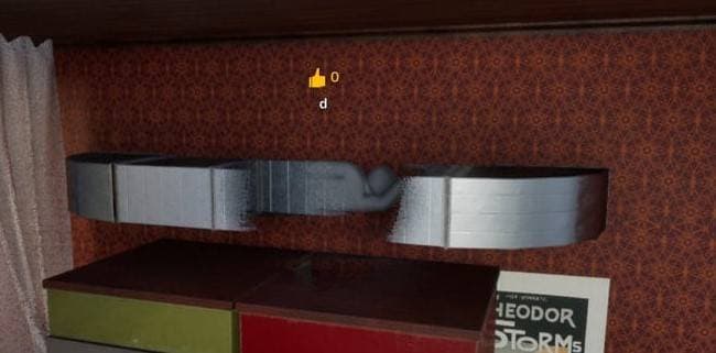 Behind vent channel hiding spot screenshot