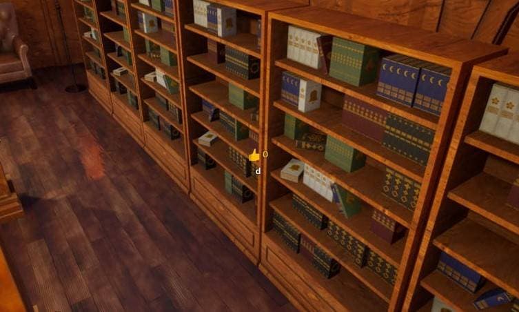 Wood shelf corner hiding spot screenshot